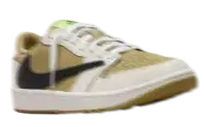 travis scoot x air jordan 1 low og golf neutral olive